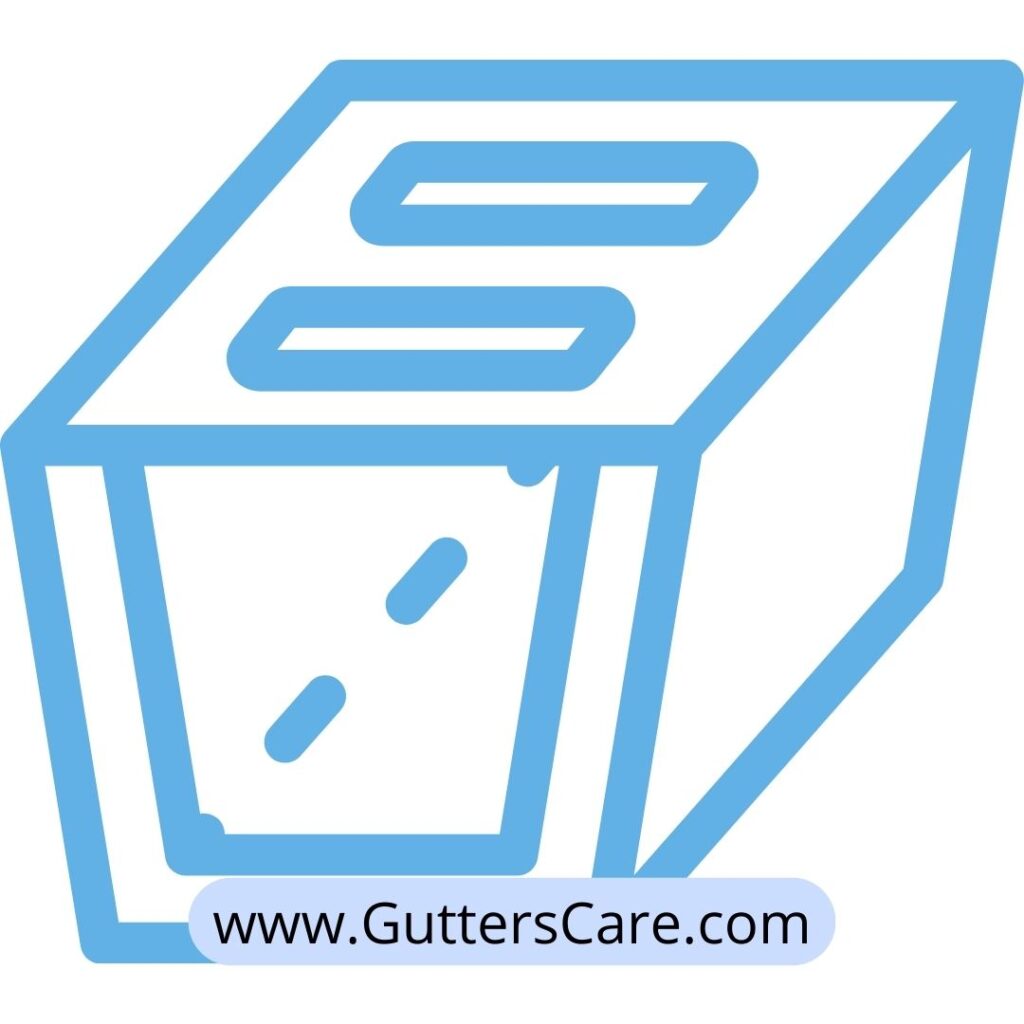 Blue and clear Gutter - gutterscare.com