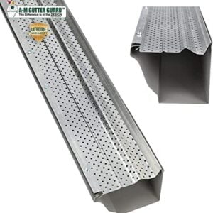 A-M Gutter Guard - Aluminum 5 inch for k-style gutter