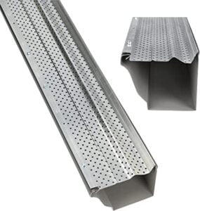 A-M Gutter Guard Dachrinnenhalter – 12,7 Cm K-Stil, 25 Stück, Inkl. Bohrer & Schnellschrauben